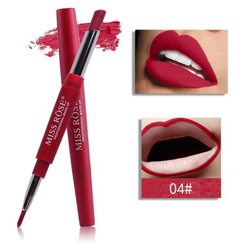Miss Rose Lipstick Lip Liner Matte Lip Pencil 20 Colors Long-lasting Waterproof Moisturizing lips Makeup Contour Cosmetics TSLM1