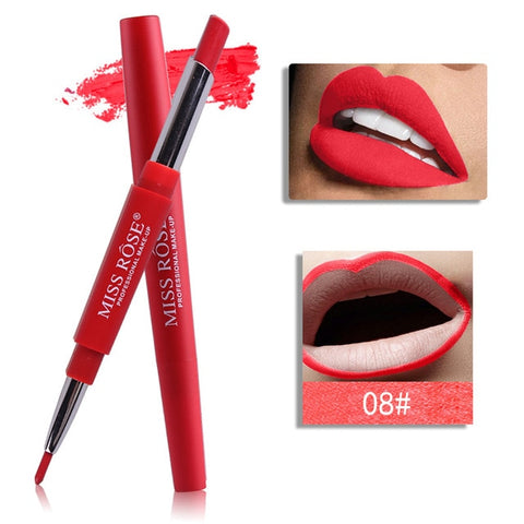 Miss Rose Lipstick Lip Liner Matte Lip Pencil 20 Colors Long-lasting Waterproof Moisturizing lips Makeup Contour Cosmetics TSLM1
