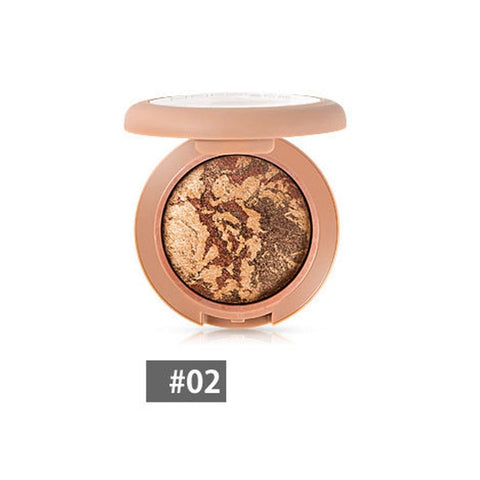 Highlighter Makeup Brighten Face Shimmer Mineral Baking Powder Eye Blush Shadow Palette Bronzing shine brown cream