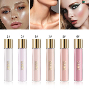 Qibest Makeup Highlighter Grooming Face Brighten Contouring Cosmetics Eye Shadow Illuminator Professional Face Glow Cosmetics