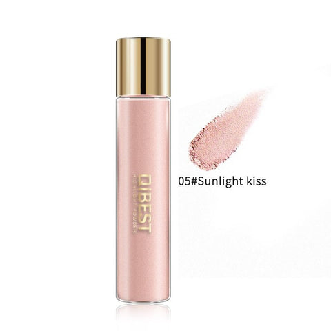Qibest Makeup Highlighter Grooming Face Brighten Contouring Cosmetics Eye Shadow Illuminator Professional Face Glow Cosmetics
