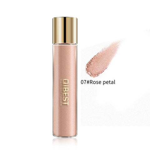 Qibest Makeup Highlighter Grooming Face Brighten Contouring Cosmetics Eye Shadow Illuminator Professional Face Glow Cosmetics