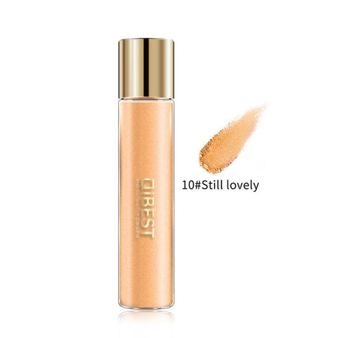 Qibest Makeup Highlighter Grooming Face Brighten Contouring Cosmetics Eye Shadow Illuminator Professional Face Glow Cosmetics