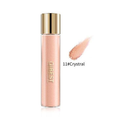 Qibest Makeup Highlighter Grooming Face Brighten Contouring Cosmetics Eye Shadow Illuminator Professional Face Glow Cosmetics