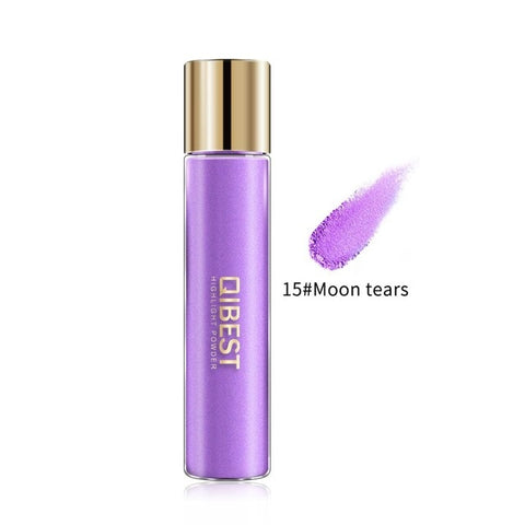 Qibest Makeup Highlighter Grooming Face Brighten Contouring Cosmetics Eye Shadow Illuminator Professional Face Glow Cosmetics
