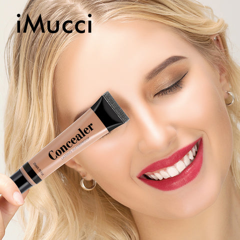 iMucci New Liquid Foundation Face Makeup Concealer Natural Beauty Face Skin Cosmetic Consealer Foundation Stick Highlighter