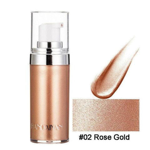 Body Highlight Liquid Shimmer Illuminator Highlighter Luminizer Foundation Brighten Cream For Face Body Radiance Fluorescence