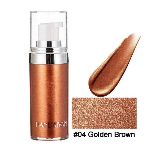 Body Highlight Liquid Shimmer Illuminator Highlighter Luminizer Foundation Brighten Cream For Face Body Radiance Fluorescence