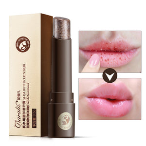 Daralis 3.5g Shea Butter Lip Scrub Makeup Nourishing Moisturizing Lipbalm Anti-Aging Exfoliating Full Lips Balm Remove Dead Skin