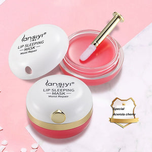 Lip Sleeping Mask Night Sleep Maintenance Moistened Lip Balm the Pink Lips Bleaching Cream Nourish Protect Lips Care Cream 15g
