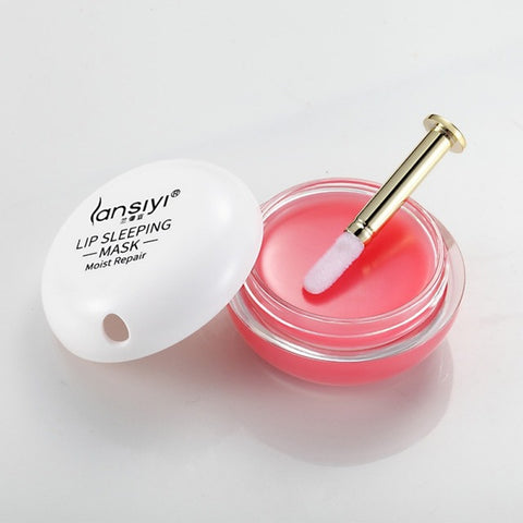 Lip Sleeping Mask Night Sleep Maintenance Moistened Lip Balm the Pink Lips Bleaching Cream Nourish Protect Lips Care Cream 15g
