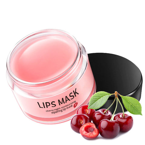 Lip Sleeping Mask Night Sleep Maintenance Moistened Lip Balm the Pink Lips Bleaching Cream Nourish Protect Lips Care Cream 15g