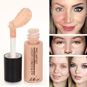Full Cover Liquid Concealer Makeup Eye Dark Circles Cream Face Corrector Waterproof Make Up Base Foundation Cosmetic