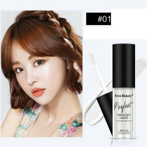 Makeup Liquid Highlighter Face Illuminator Countour Bronzer Brighten Concealer Primer Highliter Body Shimmer Glow Cosmetics