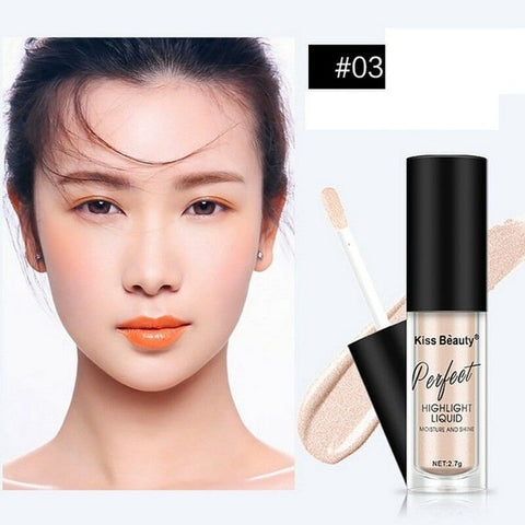 Makeup Liquid Highlighter Face Illuminator Countour Bronzer Brighten Concealer Primer Highliter Body Shimmer Glow Cosmetics