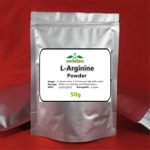 50g-1000g Food Grade High Purity Arginine extract powder, L-arginine powder Essential amino acids in human body,free shipping
