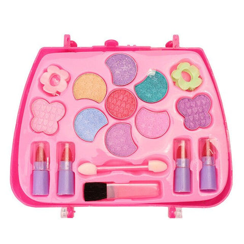 Makeup Sets Children Teen Girls Princess Make Up Box Glitter Eye Shadow Lipstick Cosmetic Kit Gift Kids Safe Non-toxic TSLM1