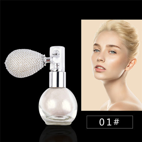 Spray Airbag Bottle Face Makeup Brighten Highlight Glitter Spray Highlighter Powder Eyeshadow 1 Pc New Fashion Cosmetics Weomen