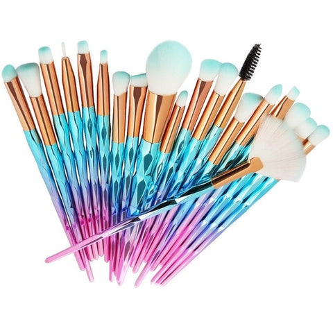 20Pcs Makeup Brushes Set Multicolor Powder Foundation Brush Eyeshadow Eyeliner Lip Make Up Brushes pincel maquiagem For Women