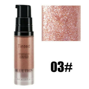 Oil-control Face Liquid Highlighter Cream Illuminator Makeup Shimmer Glow Kit Make Up Facial Contouring Brighten Shine Cosmetic