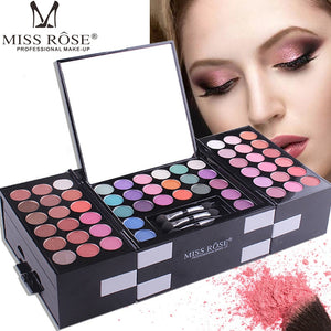 148 Color Makeups Palette Kit 142 Colors Eyeshadow Pallete Blush Eyebrow Powder Set Glitter Pigment Eyeshadow Palette Cosmetics