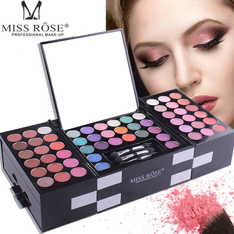 148 Color Makeups Palette Kit 142 Colors Eyeshadow Pallete Blush Eyebrow Powder Set Glitter Pigment Eyeshadow Palette Cosmetics