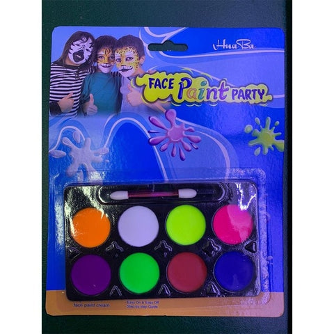 8 Colors Body Painting Pigment Luminous Face Color Body Painting Wax Non-toxic Washable Children's Face Painted Makeup Paint Set
