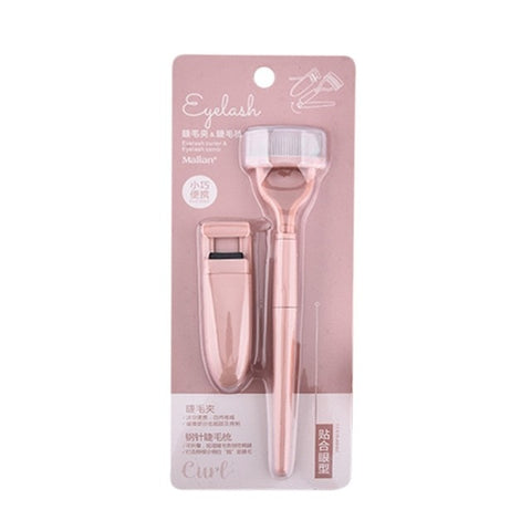 New Eyelash Curler Set Steel Needle Eyelash Brush Partial Eyebrow Clip Eye Makeup Tools
