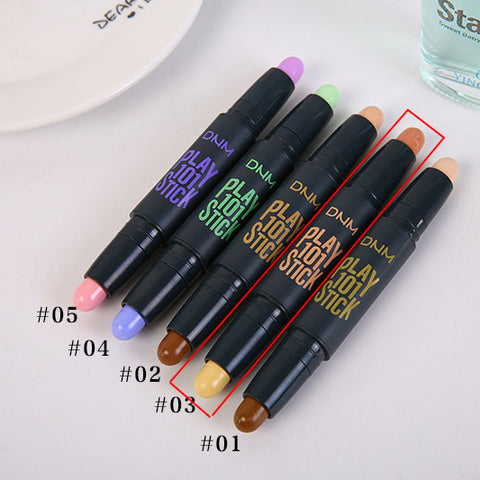 DNM Face Concealer Pen for Girls Long Lasting Dark Circles Makeup Concealers Stick Corrector Contour Highlight Make Up Cosmetic