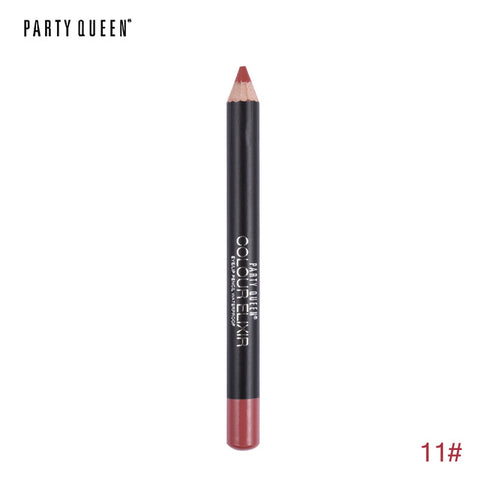 Party Queen 20 Colors ELIXIR Lip Liner Pencil Functional Eyebrow Eye Lip Makeup Waterproof Cosmetic Lipliner Pen Paris Style
