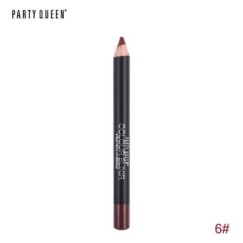 Party Queen 20 Colors ELIXIR Lip Liner Pencil Functional Eyebrow Eye Lip Makeup Waterproof Cosmetic Lipliner Pen Paris Style