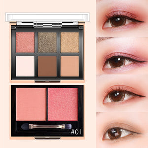 Matter Make Up Set For Blusher Eyeshadow Face Powder Foundation Eyeshadow Contour Makeup Palette Setting Facial make up kit