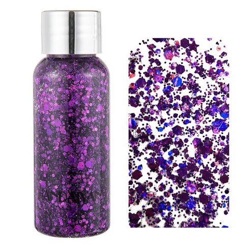 2020 Eye Glitter Nail Hair Body Face Glitter Gel Art Flash Heart Loose Sequins Cream Festival Glitter Decoration Party Festival