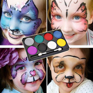 8-color Body Paint Cream Palette Body Face Pigment Painting Primer Body Art Body Painting Cream