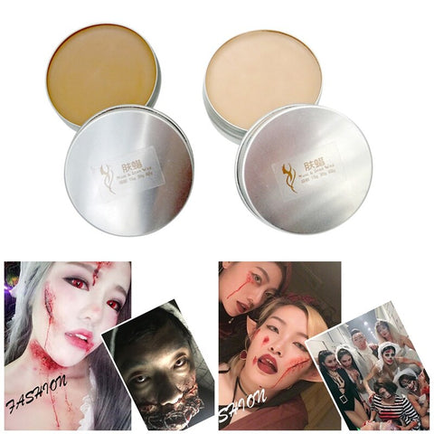 Halloween Makeup Cosplay Pad Nose Scars Wax Wrist Flesh Color Cover Eyebrows Mud Shaping Special Effects Makeup Body Paint