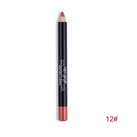 1 pcs Multicolor Party Queen Lip Liner Pencil Functional Eyebrow Eye Lip Makeup Waterproof Colorful Cosmetic Lipliner Pen
