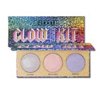UCANBE 3 Color Aurora Duochrome Highlighter Glow Palette Multi-use Crystal Holographic Makeup Kit Radiance Shimmer Face Finish