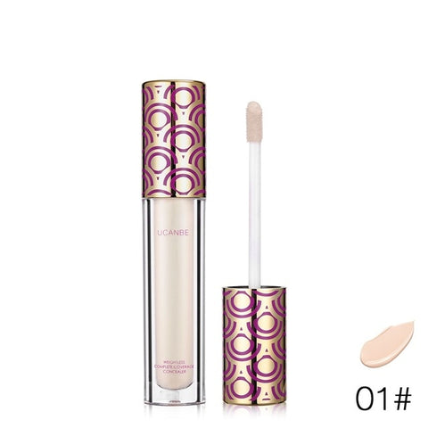 UCANBE Brand 4 Colors Liquid Concealer Makeup Waterproof Cover Face Flaws Lightweight Concealer Cream Brighten Contour Cosmetics