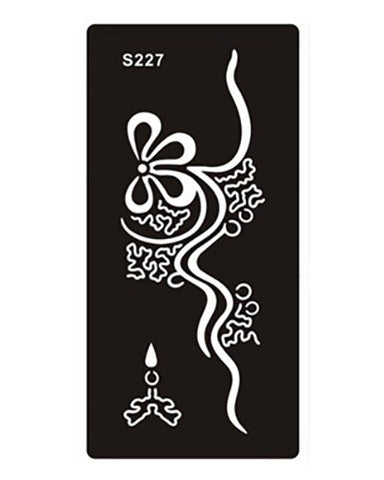 1pcs Body Paint Mehndi Indian Henna Tattoo Stencils,Temporary Glitter Airbrush Henna Tattoo Templates Stencil for Hand Painting