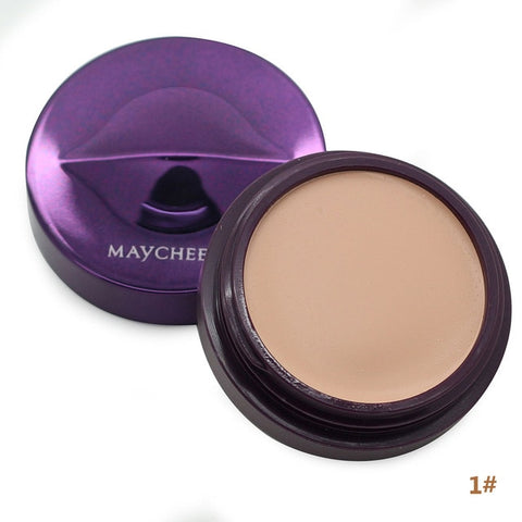 MAYCHEER Brighten Concealer Cream Makeup Concealer Contour Palette Single Color Face Concealer Foundation Make Up Base Primer