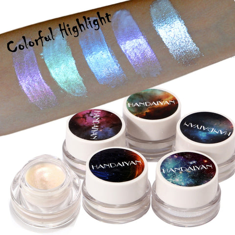 New 5 Color Festival Makeup Body Glitter Tattoo Multifunctional Shimmer Powder High light Eyeshadow Face Highlighter Contouring