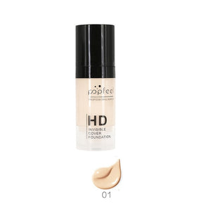 Popfeel Brand Professional Full Cover Face Makeup Concealer Base Foundation Liquid Concealer Contour Cosmetics Facial Make Up