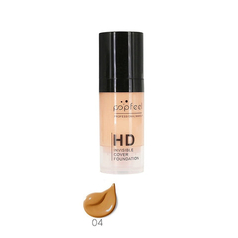 Popfeel Brand Professional Full Cover Face Makeup Concealer Base Foundation Liquid Concealer Contour Cosmetics Facial Make Up