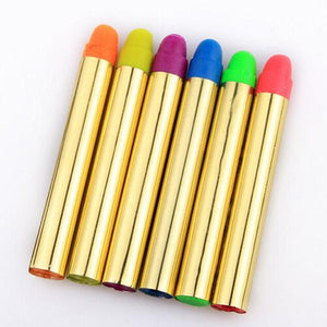 Mini Body Paint Crayons Pearl Party Festival Makeup Kids Face Paint Pigment Painting Washable 6 Color Body Art