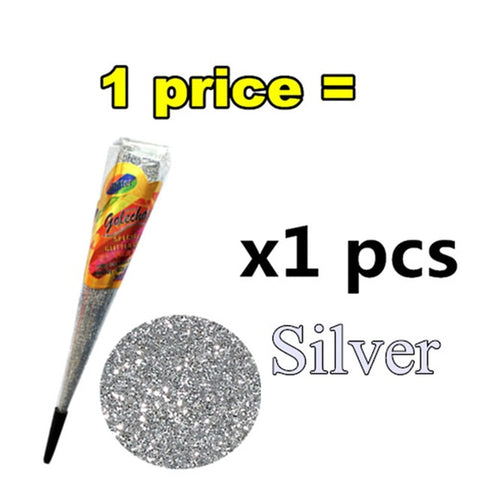 Nu-TATY Body painting Ladies Fashion Mehndi Henna Paste Cone Temporary Tattoo Makeup Tool 100% Safe Waterproof tatoo