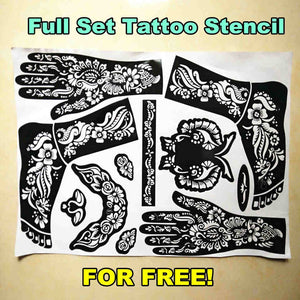 Nu-TATY Body painting Ladies Fashion Mehndi Henna Paste Cone Temporary Tattoo Makeup Tool 100% Safe Waterproof tatoo
