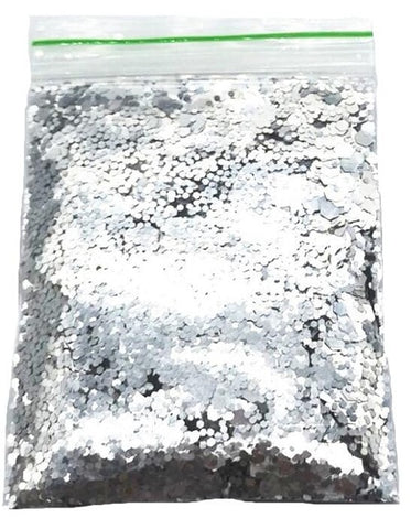 Chunky Metallic, Iridescent Cosmetic Glitter Mix For Festival & Creative Makeup, Slime and Crafts, 50g  | Body Glitter 25 Colors