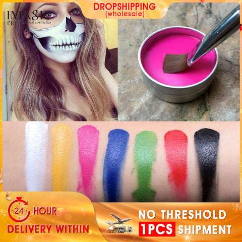 IMAGIC Face Paint Halloween Makeup Non-toxic Water Paint Oil Christmas Party Fancy Dress Devil Fans Body Face Painting Primer