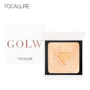 FOCALLURE Face Highlighter Palette Glow Pressed Powder Brighten Face Makeup Illuminator Palette