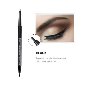 Menow makeup set multifuction eyebrow eyeliner pencil with brush waterproof long lasting black coffee eyebrow pomade MN067